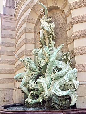 Wall Art - Photograph - Vienna Classical statuary #1 by Mike Worley