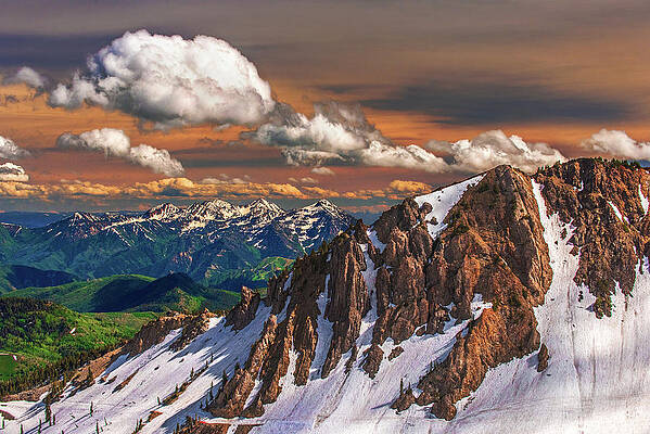 Wall Art - Photograph - View from Hidden Peak, UT #1 by Abbie Matthews