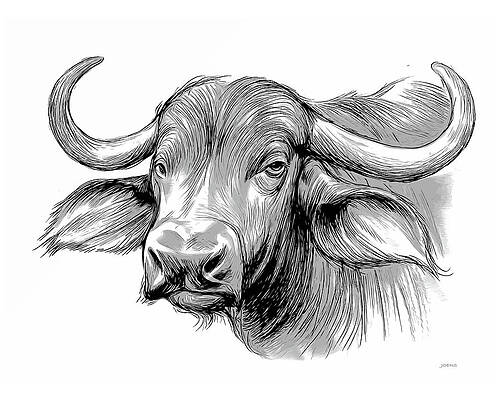 Water Buffalo Mixed Media By Greg Joens | Fine Art America