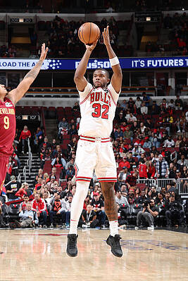 Wall Art - Photograph - Cleveland Cavaliers v Chicago Bulls #10 by Jeff Haynes