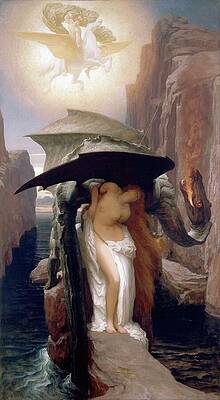 Wall Art - Painting - Perseus and Andromeda #4 by Frederic Leighton
