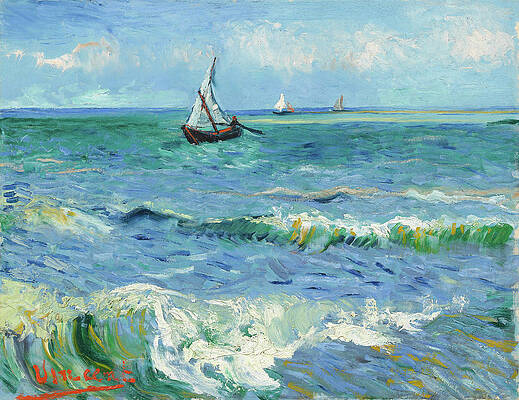 vincent van gogh sailboat painting