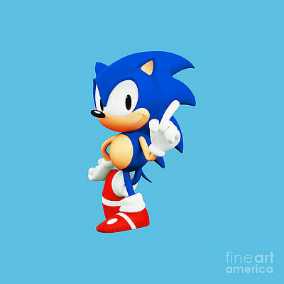 Sonic Drawing Art Print by Simon Moulding - Fine Art America