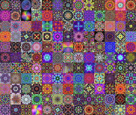 143 Mandalas Horizontal by Dave Turner 143 Mandalas Horizontal by Dave Turner