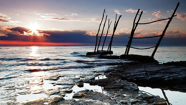 Sunset at basanija by Ian Middleton Sunset at basanija by Ian Middleton