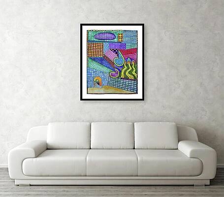 Wall Art - Mixed Media - HERMITS CASTLE 3 visualization by Lorena Cassady