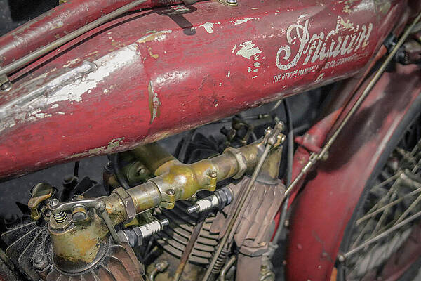 Wall Art - Photograph - 1913 Indian motorcycle by Darrell Foster