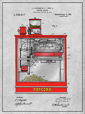 Popcorn Dispenser Acrylic Print by Diana Angstadt - Fine Art America
