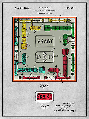 Sorry Board Game Wall Art Fine Art America Sorry Board Game Wall Art Fine Art America