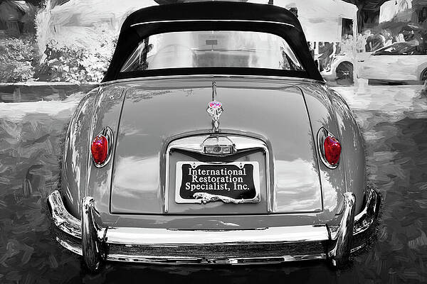 Wall Art - Photograph - 1961 Red Jaguar XK 150 OTS X101 by Rich Franco
