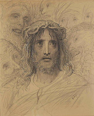 Christ Mocked Print by Gustave Dore
