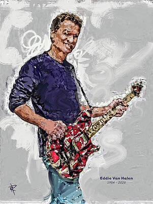 Eddie Van Halen by Russell Pierce Eddie Van Halen by Russell Pierce