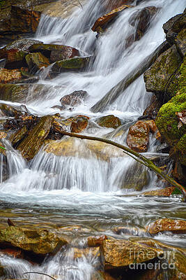 Wall Art - Photograph - Falling Water #2 by Phil Perkins