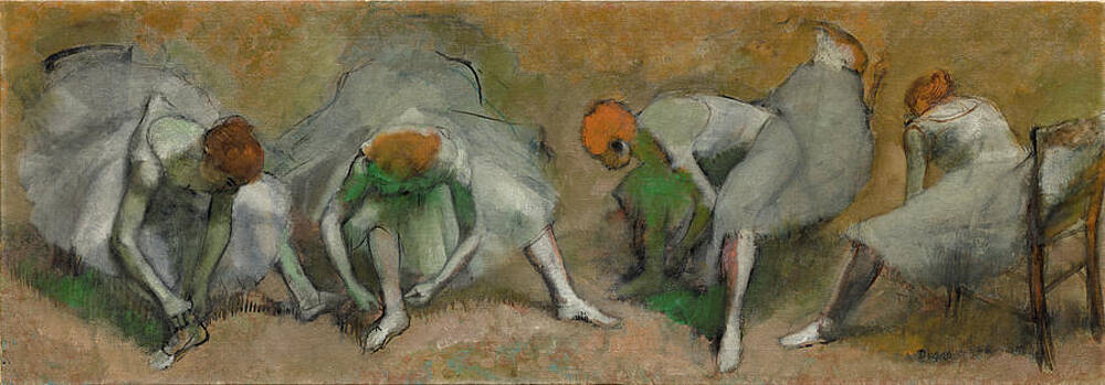 Frieze of Dancers Print by Edgar Degas