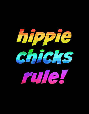 Hippy Chick Art | Fine Art America