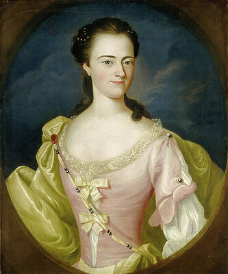 Wall Art - Painting - Jane Browne 1756 #2 by John Singleton Copley