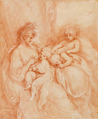 Maternity Print by Benjamin West