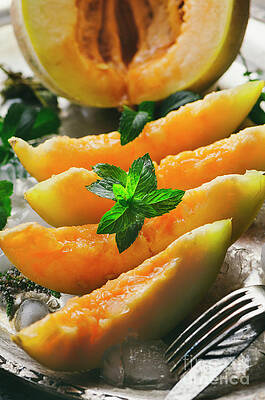 Wall Art - Photograph - Melon Slices #3 by Jelena Jovanovic