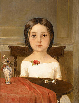 Millie Smith Print by Ford Madox Brown