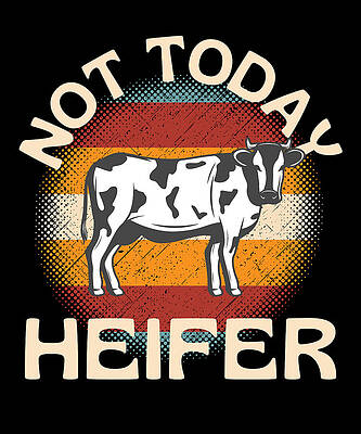 18x18 DesignsByJnk5 Farm Funny Lover Multicolor Don't Be A Salty Heifer-Cow Throw Pillow