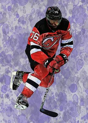 Jack Hughes New Jersey Devils Digital Art by Bob Smerecki - Fine Art America