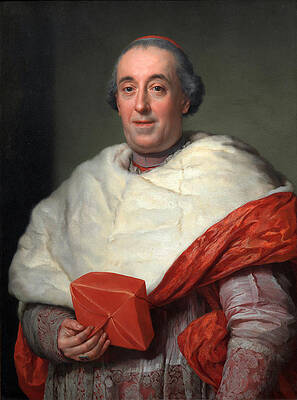 Portrait of Cardinal Zelada Print by Anton Raphael Mengs