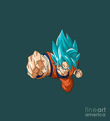 Dragon Ball Z , DBZ Super Saiyan , Goku #7 Digital Art by Lassio - Pixels