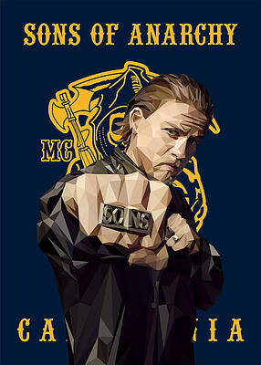 sons of anarchy Poster  by Abigail Jones
