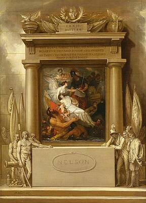 The Apotheosis of Nelson Print by Benjamin West