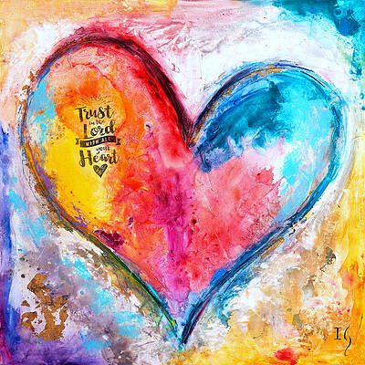  Painting - Trust in the Lord #2 by Ivan Guaderrama