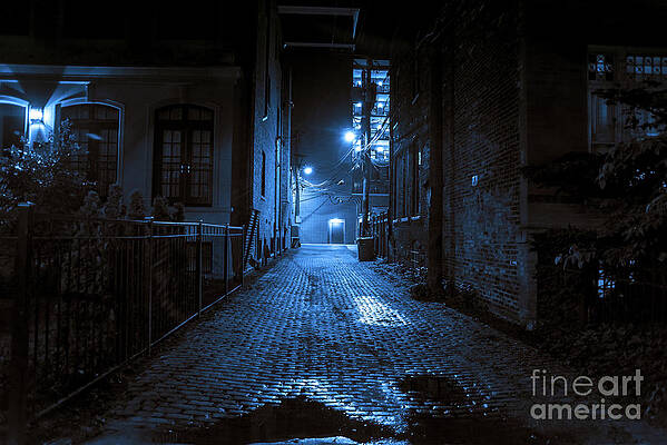 Dark Alleyway Wall Art Pixels