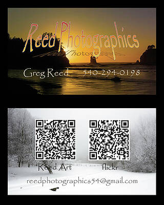 2020 Business Card by Greg Reed 2020 Business Card by Greg Reed