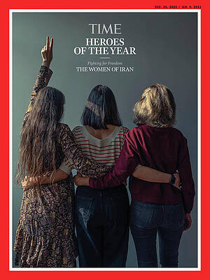 Wall Art - Photograph - 2022 Heroes of the Year - The Women of Iran by Photograph by Forough Alaei for TIME