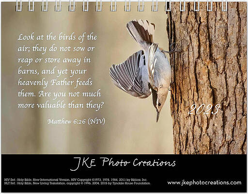 Wall Art - Photograph - 2023 Inspirational Calendar Cover by Joni Eskridge