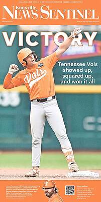 Wall Art - Digital Art - 2024 Tennessee National Championship Commemorative Cover by Gannett