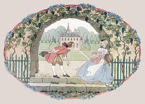 Wall Art - Drawing - Little songs of long ago  more old nursery rhymes Pl   by Henriette Willebeek le Mair Dutch