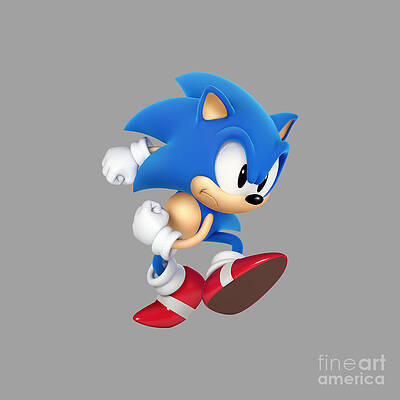 Sonic Drawing Art Print by Simon Moulding - Fine Art America