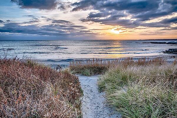 Sunset in newport rhode island at castle hill lighthouse by ALEX GRICHENKO Sunset in newport rhode island at castle hill lighthouse by ALEX GRICHENKO