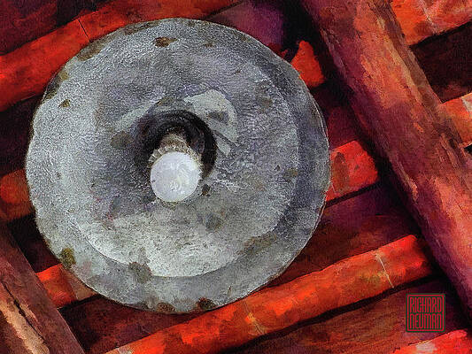292 Architectural Abstract Old Metal Light Fixture, Sanxia Old Street, New Taipei, Taiwan by Richard Neuman 292 Architectural Abstract Old Metal Light Fixture, Sanxia Old Street, New Taipei, Taiwan by Richard Neuman