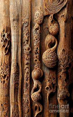 Louis XV Fine Art Carved Hardwood Display Easel - DY3093 - Design Toscano