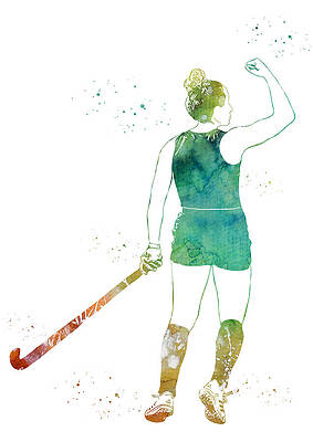  Galaxy S20 Female Hockey Player Word Art Girls Womens