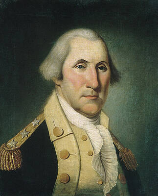 Wall Art - Painting - George Washington #3 by Charles Peale Polk