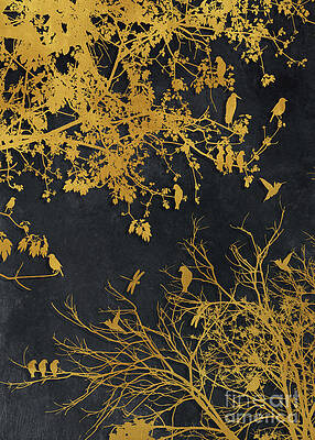 gold and black floral #goldblack #floral by Justyna Jaszke JBJart gold and black floral #goldblack #floral by Justyna Jaszke JBJart