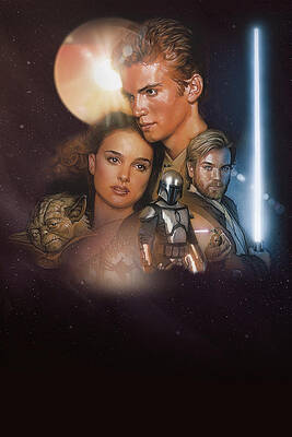 Star Wars Trilogy Movie Posters Collage Digital Art by Lingfai Leung -  Pixels