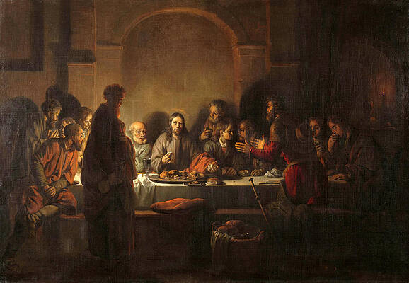 The last supper Print by Gerbrand van den Eeckhout