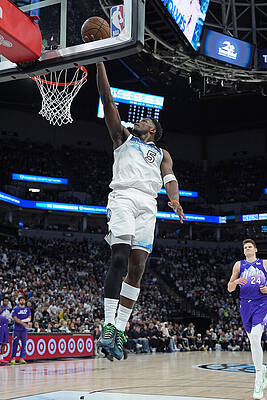 Wall Art - Photograph - Utah Jazz v Minnesota Timberwolves #3 by Jordan Johnson