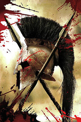 Quadro decorativo Emoldurado 300 This Is Sparta Filme Cinema Arte