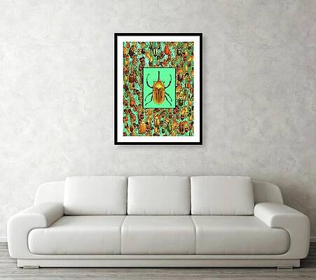 Wall Art - Mixed Media - For Visualization Only Not For Sale #28 by Lorena Cassady