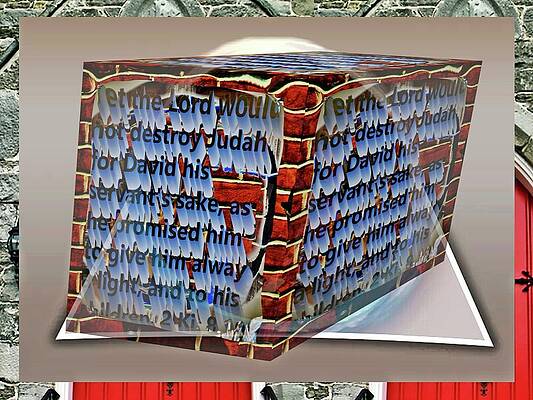 3D 360 degree image with text as a box by Karl Rose 3D 360 degree image with text as a box by Karl Rose