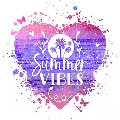 Wall Art - Mixed Media - Express Yourself - Summer Vibes #4 by Chris Andruskiewicz